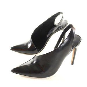 Alexander Wang Black Edie Asymmetrical Pumps